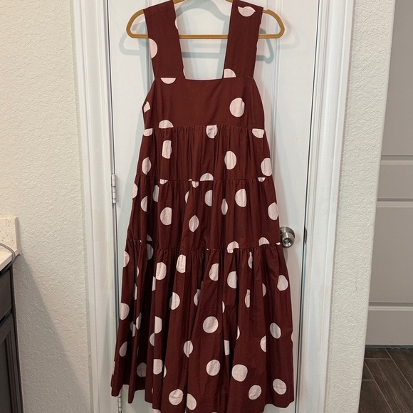 Anthropologie Maeve - Helena Square-Neck Babydoll Polkadot Dress - Picture 10 of 15